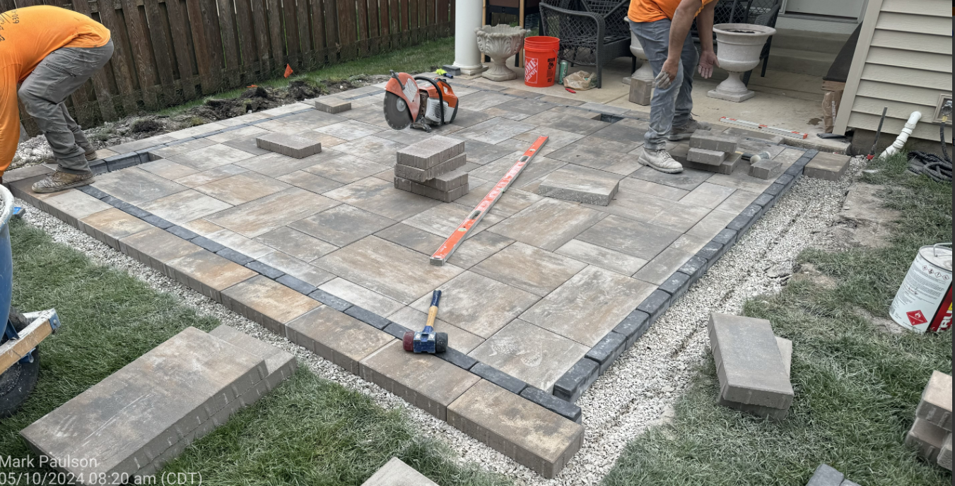 The Elegance of Unilock Pavers in a Montgomery, Illinois Project by ...