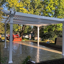 Transforming-Outdoor-Spaces-A-Stunning-Brick-Paver-Patio-Pergola-Installation-in-Carol-Stream-Illinois 3